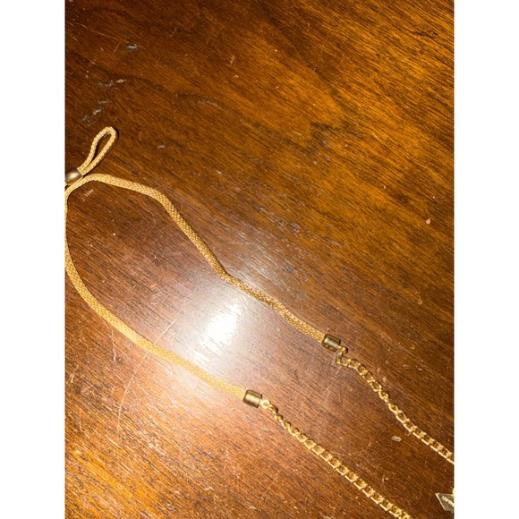 Sarah Coventry Gold Tone Mesh Bow Necklace Choker Elegant Statement Jewelry - Picture 5 of 6